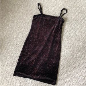 XXI Sparkly Black Dress; ONLY WORN ONCE